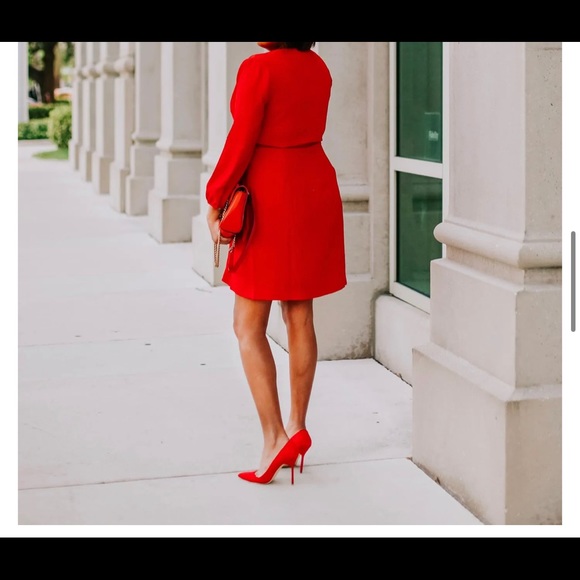 J. Crew Wrap Dress 365 Crepe - Picture 2 of 10